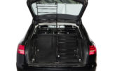 Hundegitter Heckgitter mit 2 Klappen / Trenngitter / Zwischengitter oberhalb der Rückenlehne für Audi - A6 (C6) Avant von 2004 - 2011