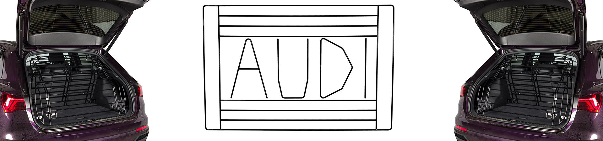 Hundeschutzgitter für Audi Fahrzeuge