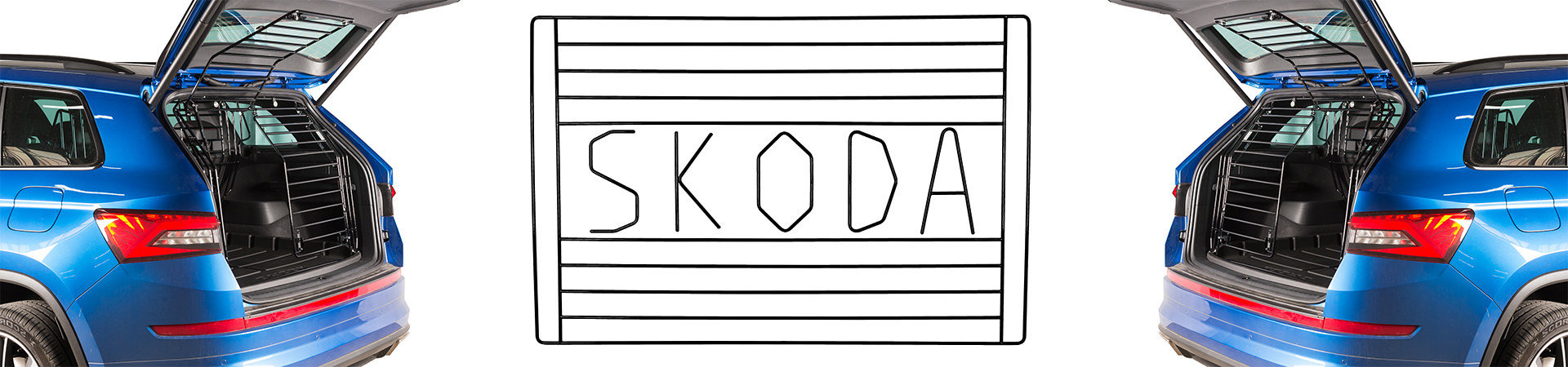 Hundeschutzgitter für Skoda Fahrzeuge