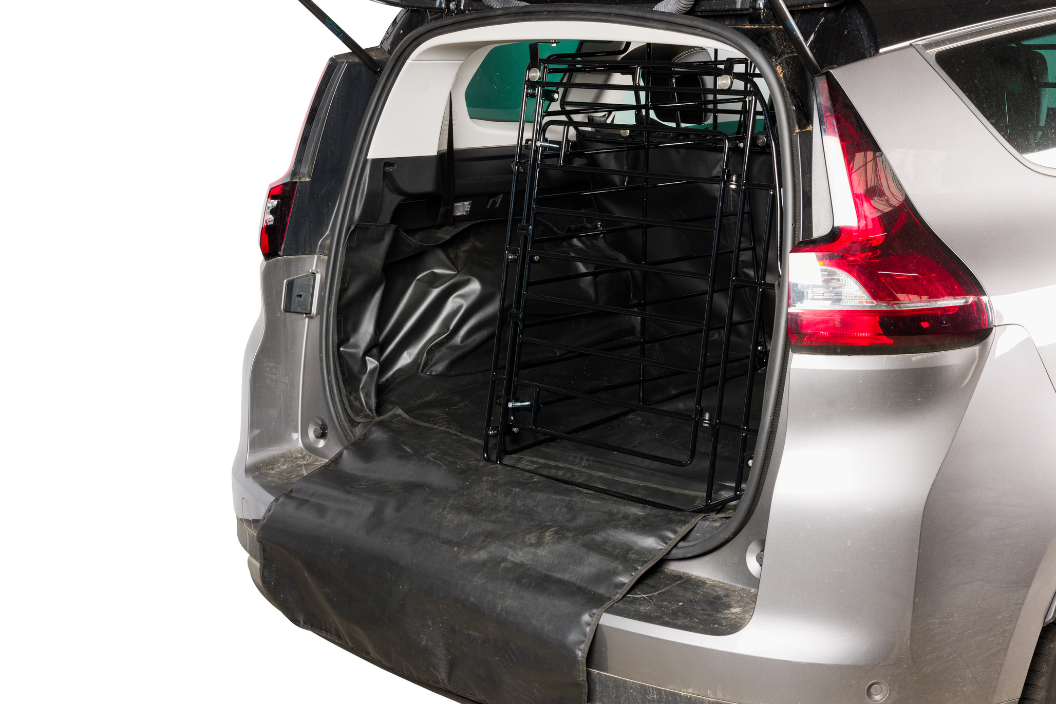 09-16 Laderaumteiler Trenngitter Trennwand Renault Grand Scenic 3 Bj 
