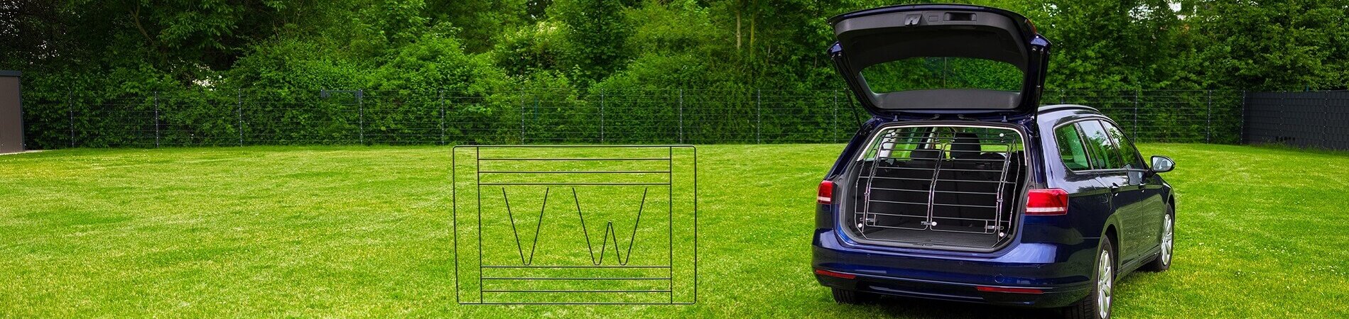 Volkswagen 7N0017221B Trenngitter quer Kofferraum Netztrennwand, nur  5-Sitzer : : Auto & Motorrad